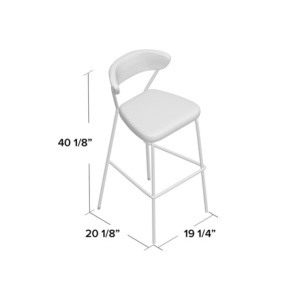 Viviana 30" Bar Stool & Reviews AllModern